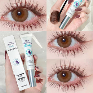 Cappuvini Small White Tube Toothpaste Tube Mascara Waterproof Long
