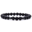 Weathered stone female energy yoga bracelet