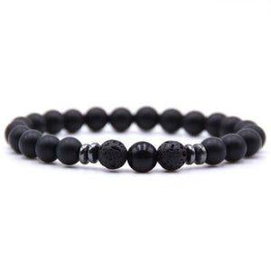 Weathered stone female energy yoga bracelet