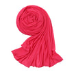 With Hat Monochrome Scarf Shawl Breathable
