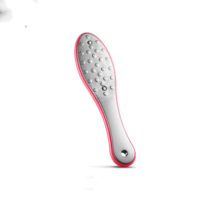 Grinding feet to remove dead skin and calluses