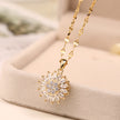 Double-layer Rotatable Sunflower SUNFLOWER Necklace