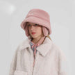 Female Lamb Hair Ear Protection Fisherman Hat