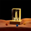 Crystal Cube Buddha Statue Cross Three-dimensional Ornaments