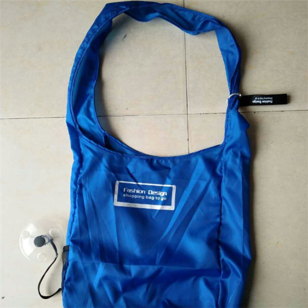 Disc folding portable shopping bag