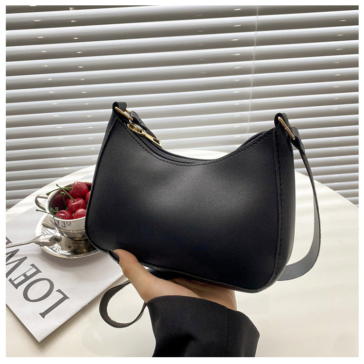 Women's Underarm Bag Solid Color Small Square Handbag