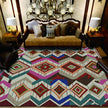 European Style Jihe Print Carpet Bedroom Living Room
