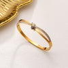 European And American Titanium Steel Knotted Bracelet Light Luxury