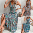 New Fashion Temperament High Waist Sleeveless Bohemian Dress