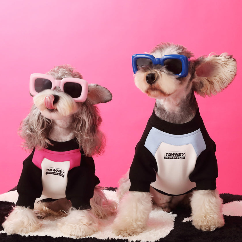 Alpscommerce Dog Clothes Stitching Zipper Pullover Sweater