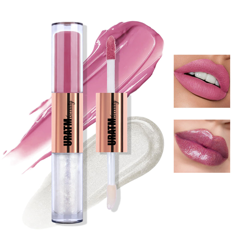 Matte No Stain On Cup Long Lasting And Does Not Fade Double-headed Lip Lacquer