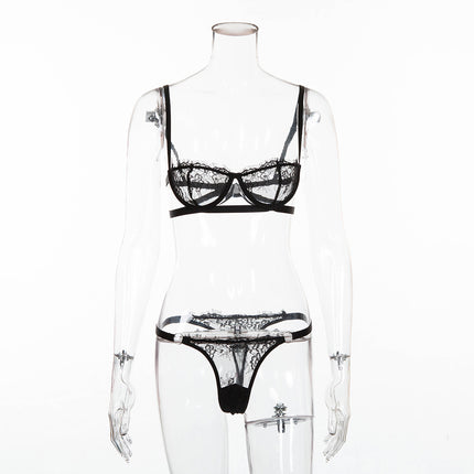 Lace Chest-wrapped See-through Underwear