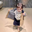 Girls' Spring And Autumn Clothes Children's Trench Coat