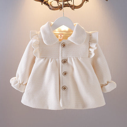 Baby cute plus velvet coat