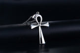 436 Titanium Steel Cross Pendant Gold Necklace