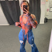 Popular niche print T-shirt women tops