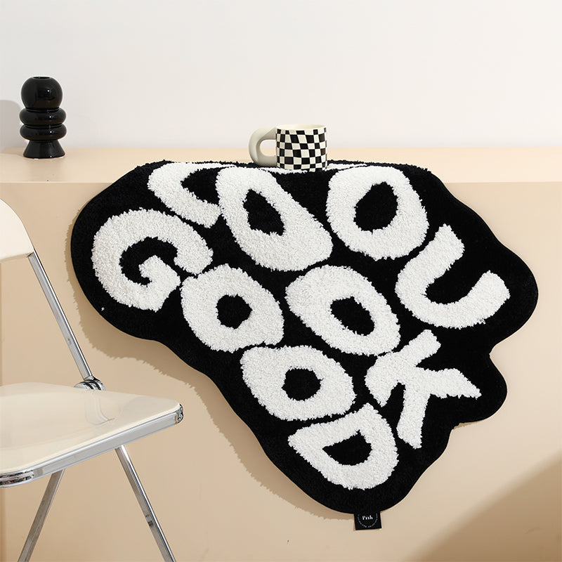 Letter Flocking Simple Home Carpet