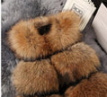 Fashionable And Simple Ladies  Raccoon Fur Coat