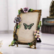 Creative Enamel Colored Metal Photo Frame With Flower And Bird Photo Frame