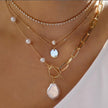 Multilayer Trend Elegant Jewelry Long Snake Chain Crystal