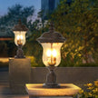 Vintage Outdoor Light Pole Lights, Waterproof Garden Patio Lights, Walkway & Driveway Lighting - One Piece No Bulb Unavailable Platforms