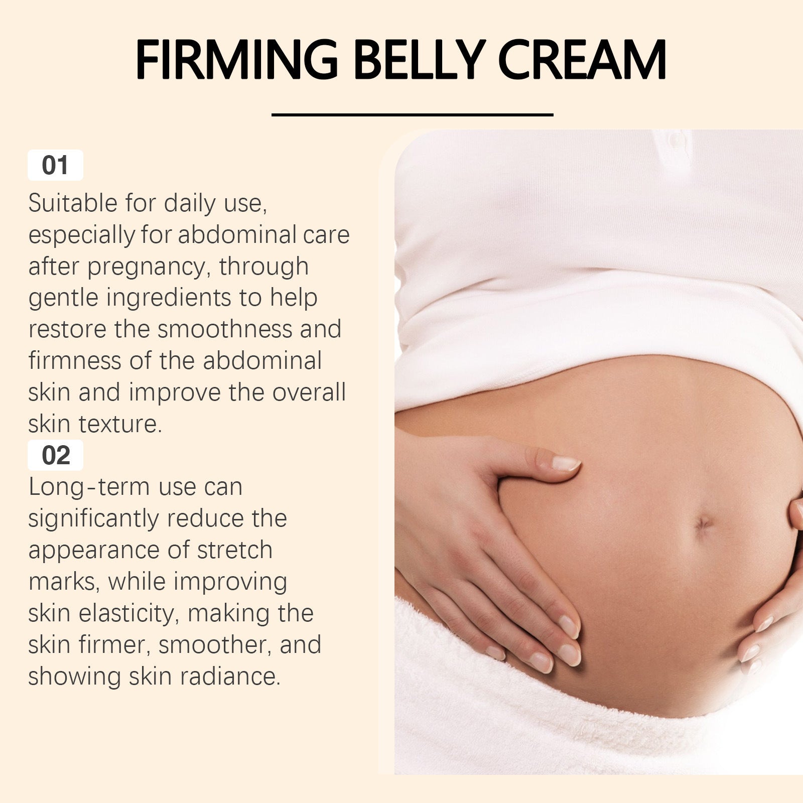 Gentle Repair Skin Postpartum Firming Belly Skin Body Neck Cream