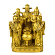 Large Pure Copper God Of Wealth Buddha Brass