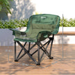 Portable Padded Camping Chair, With Bag - Olive Green