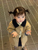 Girls' Spring And Autumn Clothes Children's Trench Coat