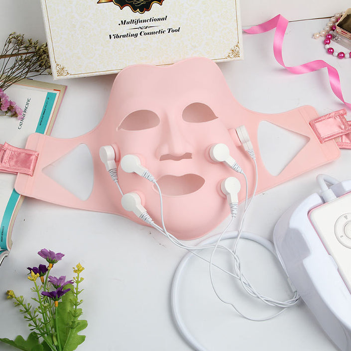 LED Color Light Mask Vibration Massage Beauty Instrument