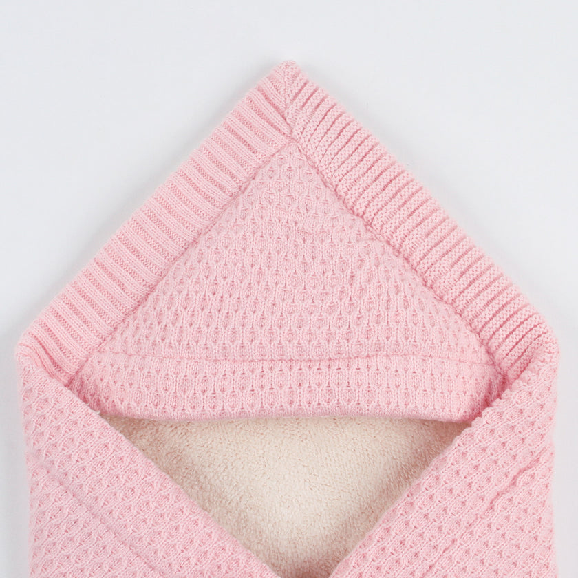 Cute Anti-kick Sleeping Bag With Sandwich And Velvet Knitted