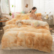 Mink Velvet Four-piece Printing Thickened Warm Bedding