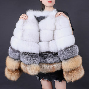 Women's Fashionable New Fur Warm Coat