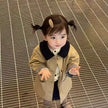 Girls' Spring And Autumn Clothes Children's Trench Coat