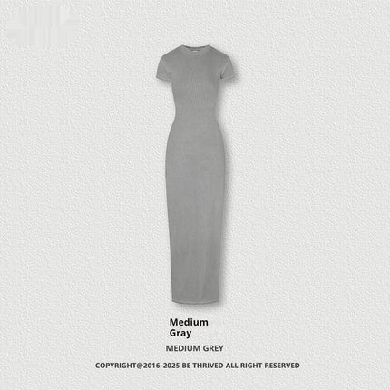 Series Slim-fit Hip Skirt Slimming Slit Dress Women