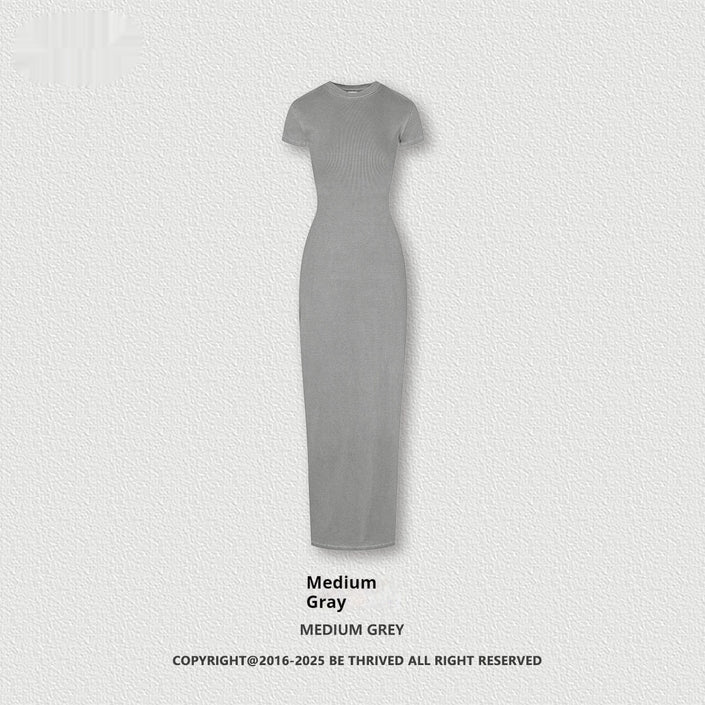 Series Slim-fit Hip Skirt Slimming Slit Dress Women
