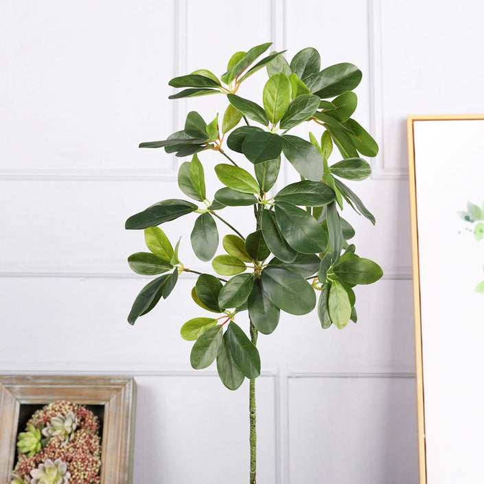 Single Ivy Tree Bark Artificial Camellia Home Interior Decoration Simulated Leaves Props Photography