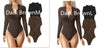 Women's Fashion Long-sleeve Zipper Jumpsuit