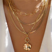 Multilayer Trend Elegant Jewelry Long Snake Chain Crystal