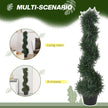 Topiary Artificial Faux Cedar Tree Spiral Fake Plant