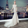 Wedding Dress Slim Fit Mermaid Simple Long Tail