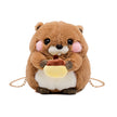 Plush Cute Bag For Women Cartoon Hamster Doll One Shoulder Bag For Students