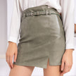 Women's Pu leather skirt
