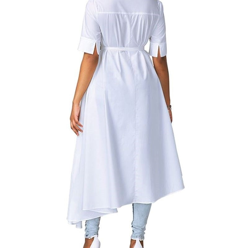 Irregular long skirt