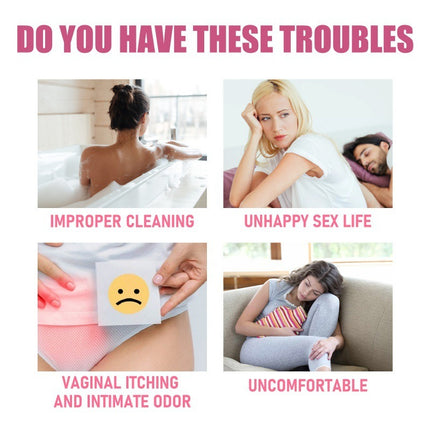 Female Skin Cleaning Care Relieve Itching And Remove Odor Cleaning Patch