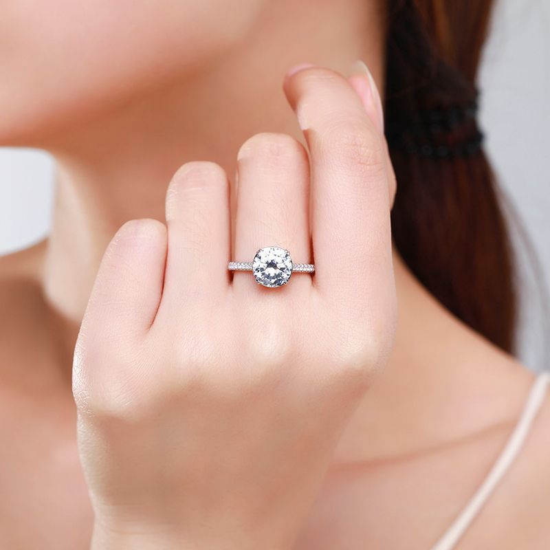 Cross Border Explosion S925 Sterling Silver Ring Women''s Fashion Luxury