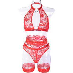 Underwear 5-piece Set Express Burst Lace Exquisite Chain Stitching