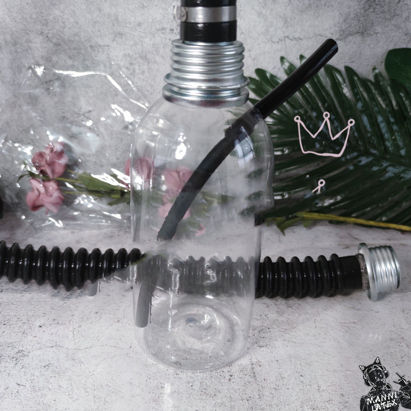 Three Piece Breathing Bag Rubber Full Face Mask