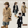 Children's Long British Coat Trendy Cool