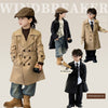 Children's Long British Coat Trendy Cool